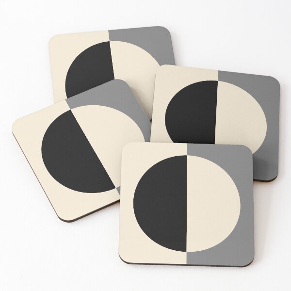 Item preview, Bauhaus Exhibition Print, Bauhaus black Art circle, Bauhaus Exhibition remake, Bauhaus inspired decor designed and sold by re-make-.