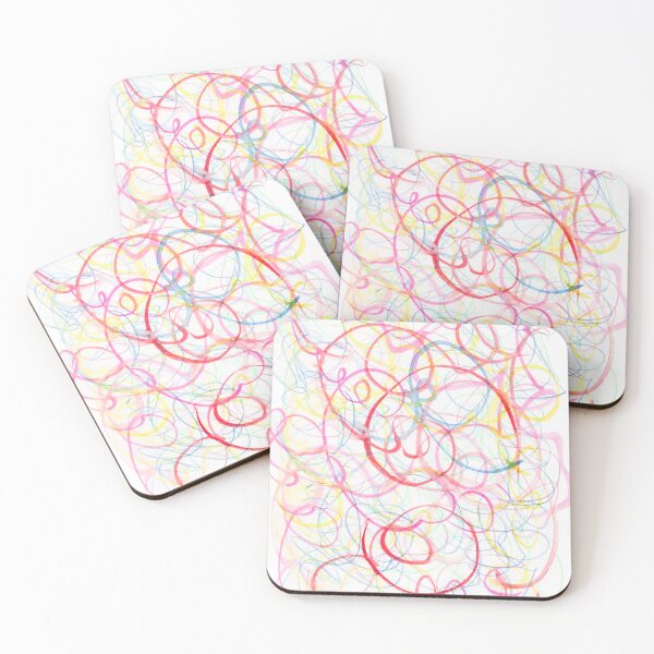 Item preview, Scribbles mixed media designed and sold by TheArtOfNata.