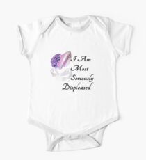 Jane Austen Quote - I Am Most Seriously Displeased Pride & Prejudice Girl Power One Piece - Short Sleeve