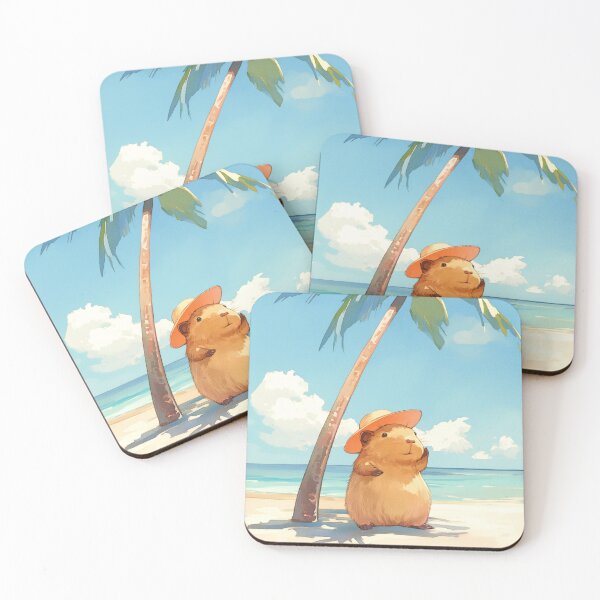 Item preview, Capybara At The Tropics designed and sold by AshiraCreations.