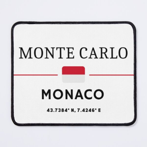 Item preview, Monte Carlo Coordinates Design | Monaco Travel Souvenir designed and sold by GemBob Creations.