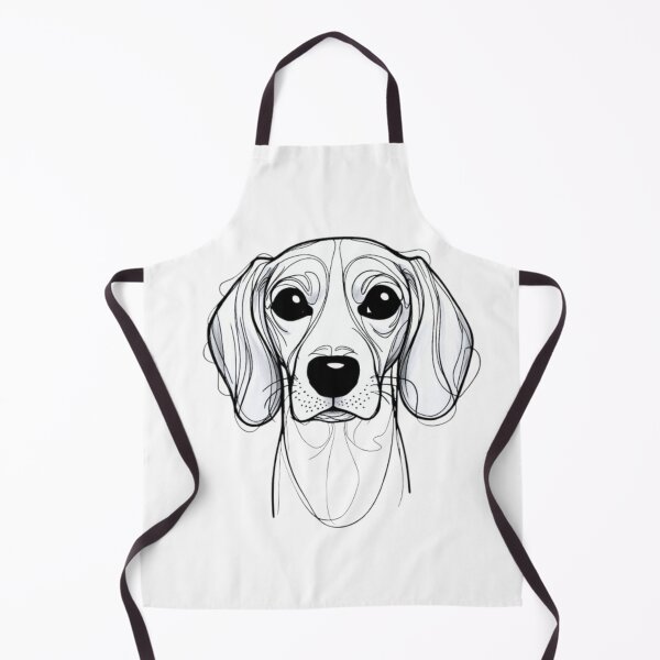 Item preview, Line Drawing Beagle Dog Head designed and sold by FreeStyleTrend.