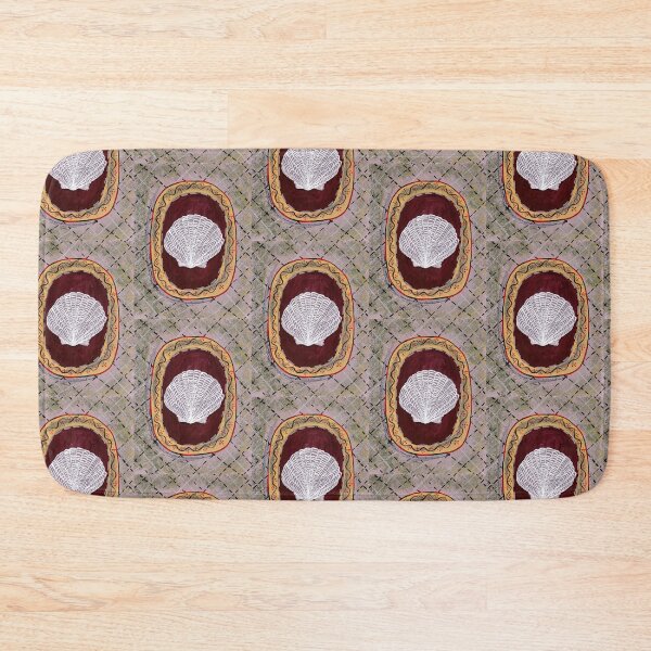 Item preview, Charleston and Bloomsbury Group-Inspired Clam Shell Art by Jemma Jamie Skidmore | Vintage Decorative Design designed and sold by Jemma Jamie Skidmore.