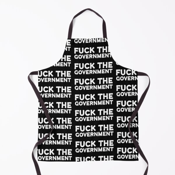 Item preview, Fuck the government black and white designed and sold by Wolagno.