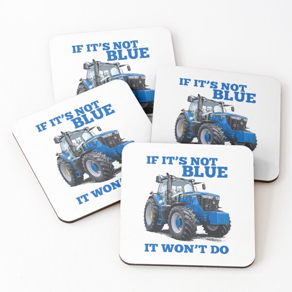 Item preview, Kids Blue Tractor Farm Design If It's not blue. designed and sold by REAL IRISH GIFTS.