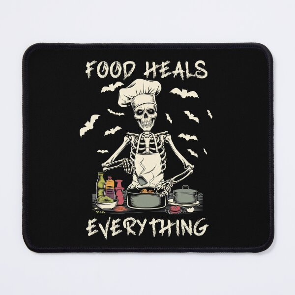 Item preview, Skeleton Cooking Food Heals Everything Funny Gifts designed and sold by MikeKart.