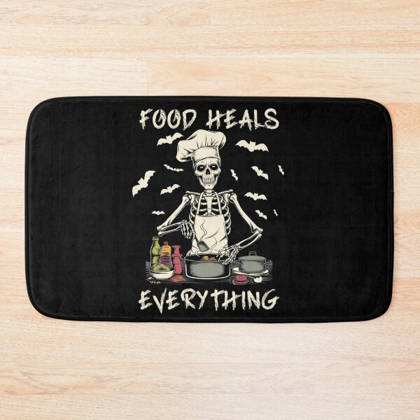 Item preview, Skeleton Cooking Food Heals Everything Funny Gifts designed and sold by MikeKart.