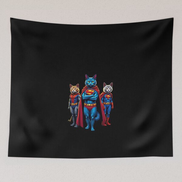 Item preview, Feline Superheroes in Action designed and sold by eliteandhonor.