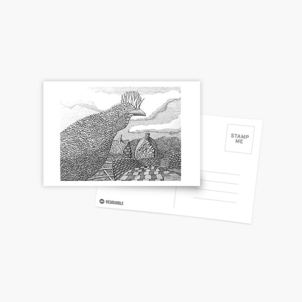 220 - HEN - DAVE EDWARDS - INK - 2009 Postcard