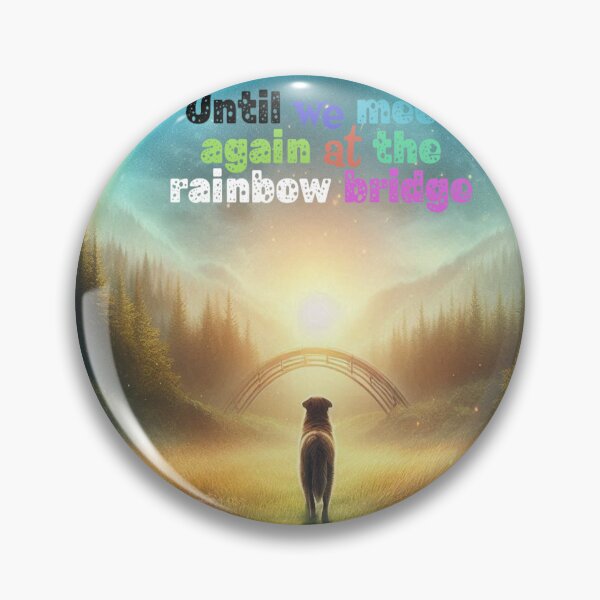 Item preview, Memorial Tribute Dog Design - Journey Over the Rainbow Bridge designed and sold by Bogginss.