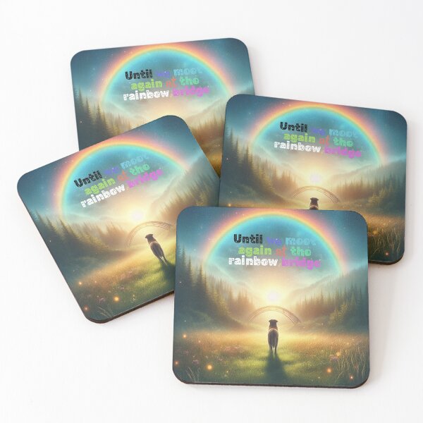 Item preview, Memorial Tribute Dog Design - Journey Over the Rainbow Bridge designed and sold by Bogginss.