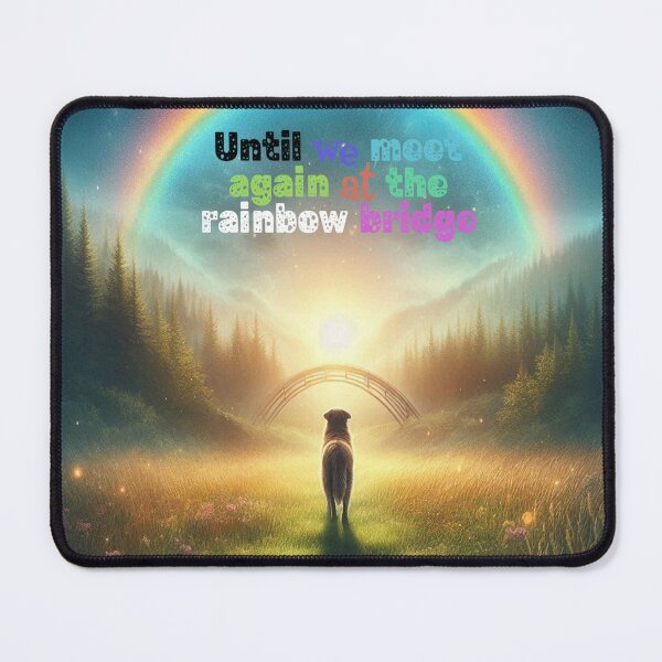 Item preview, Memorial Tribute Dog Design - Journey Over the Rainbow Bridge designed and sold by Bogginss.