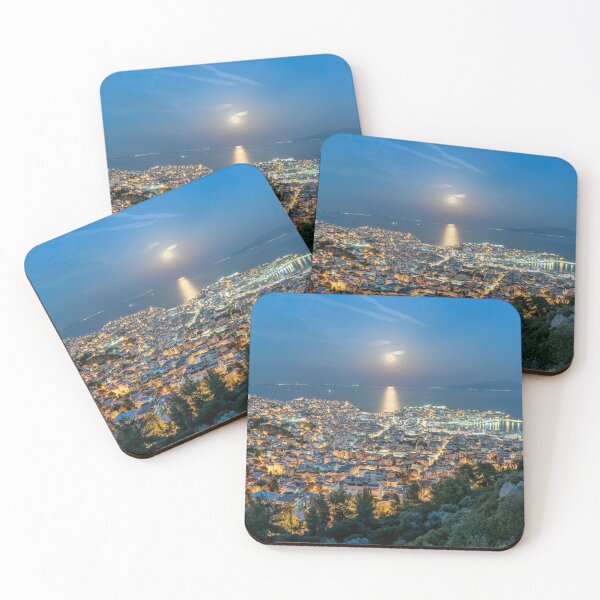 Item preview, Kavala city - Full moon panorama designed and sold by Elias Pentikis.