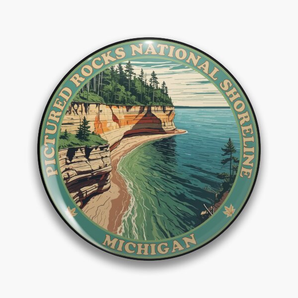 Artikelvorschau, Abgebildete Felsen National Shoreline Michigan entworfen und verkauft von NPStudio.