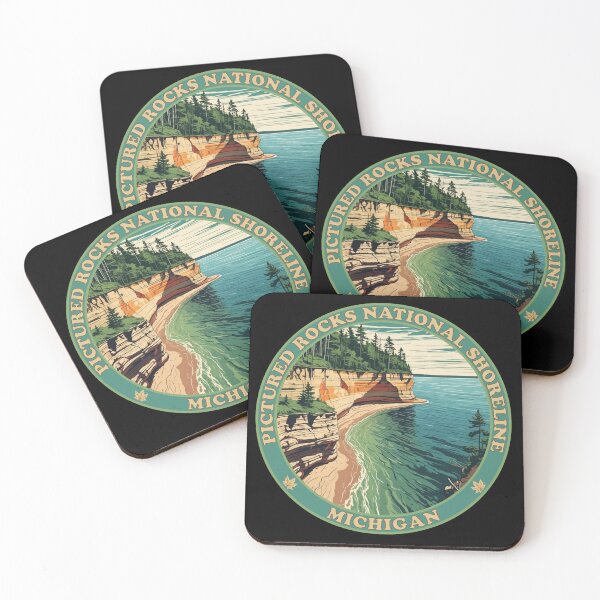 Item preview, Pictured Rocks National Shoreline Michigan designed and sold by NPStudio.