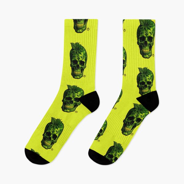 Item preview, Stoner skull weed designed and sold by GreenKingShop.