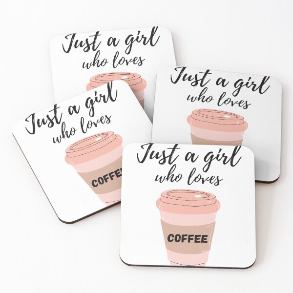 Item preview, I'm just a girl who loves coffee. designed and sold by Lettie Cronje-Steyn.
