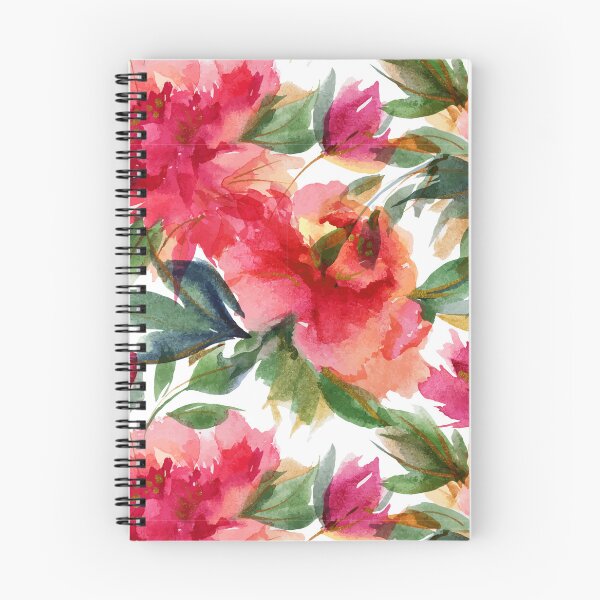 Item preview, Vibrant Watercolor Floral Pattern – Lush Garden Design designed and sold by ArtLab-store.