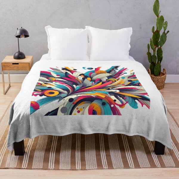 Item preview, Vibrant Plume Abstract designed and sold by moba--mania.