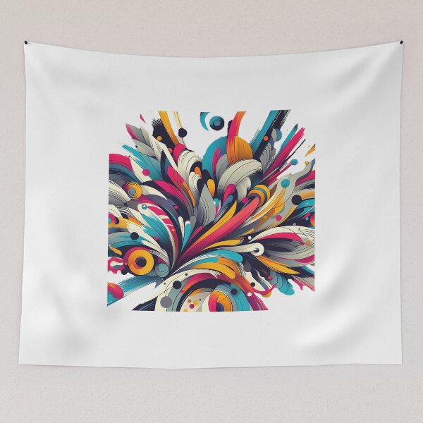 Item preview, Vibrant Plume Abstract designed and sold by moba--mania.