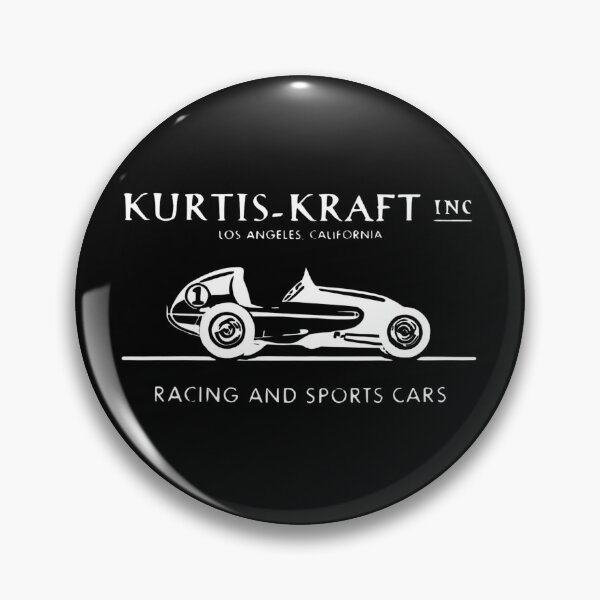 Item preview, Vintage Kurtis Kraft Inc racing and sports cars - white print designed and sold by retropetrol.