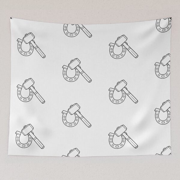 Item preview, Traditional Stone hammer and horseshoe designed and sold by rasagamastore.
