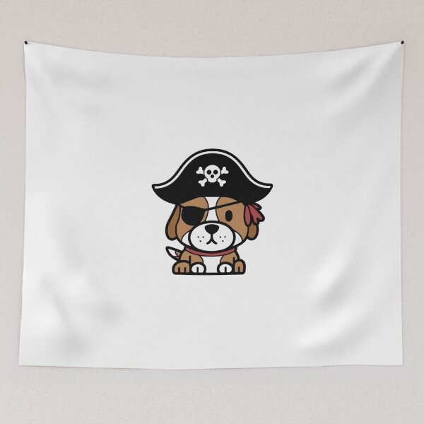 Item preview, Dog as pirate designed and sold by KukerLukii.