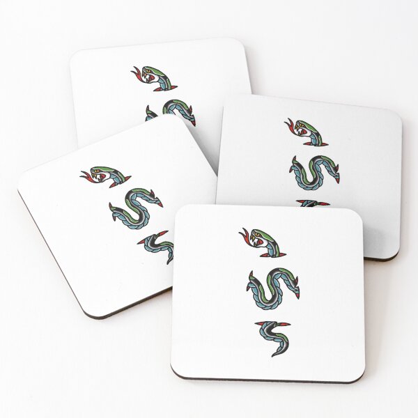 Item preview, Classic snake tattoo design designed and sold by Krisu444.