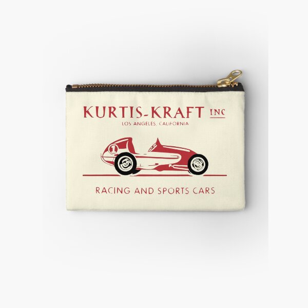 Item preview, Vintage Kurtis Kraft Inc racing and sports cars - red print designed and sold by retropetrol.