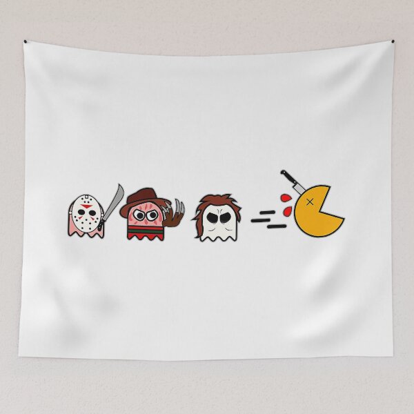 Item preview, Funny Ghosts Parody Halloween Gamer 80's Horror Movies designed and sold by SavannalCronam.