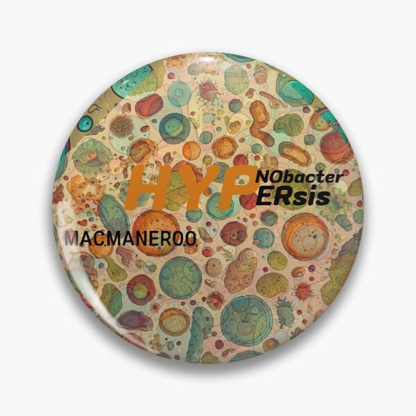 Item preview, Bacteria Microbiology Science Biology Virus Cell Hyper Hypno designed and sold by MACMANEROO.