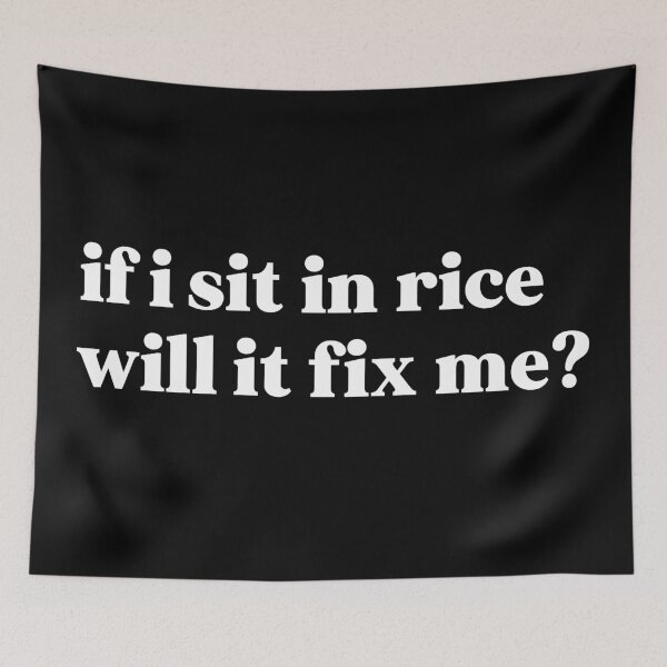 Item preview, if i sit in rice will it fix me designed and sold by weirdly weird.