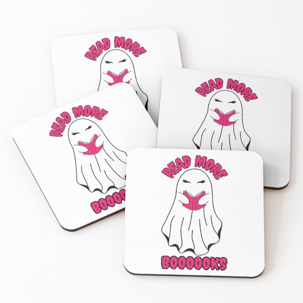 Item preview, Halloween read more books Ghost Hot Pink, Reading  designed and sold by MrsCreative1.