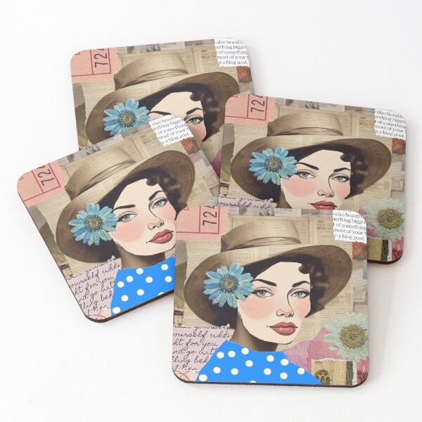 Item preview, Collage lady designed and sold by GasconyPassion.