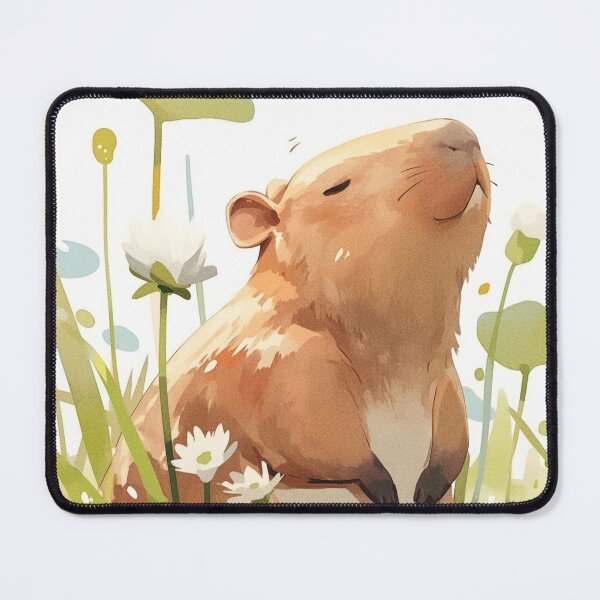 Item preview, Capybara Pond Retreat designed and sold by AshiraCreations.