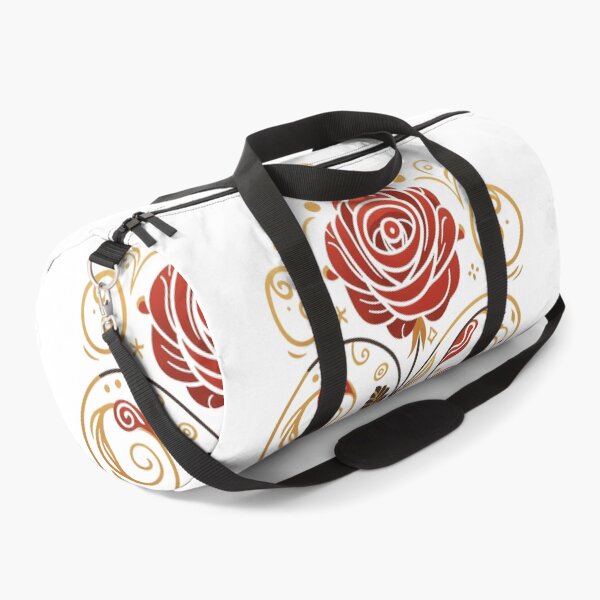 Item preview, 'Folk Art Rose' Floral Rose Pattern Design, Flower Lover, Nature Lover, Gift Idea designed and sold by RootedAvenueCo.