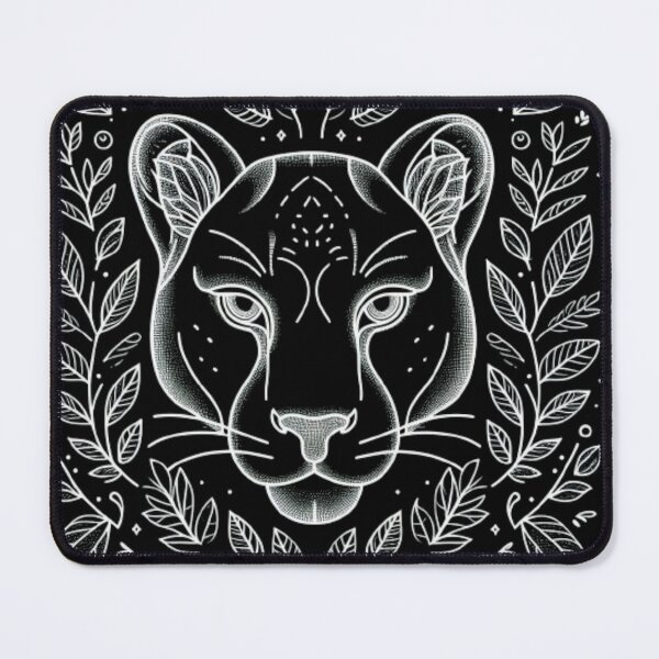 Item preview, The Black Panther, Animal, Minimal, Nature, leaf designed and sold by WorlDigitalArts.
