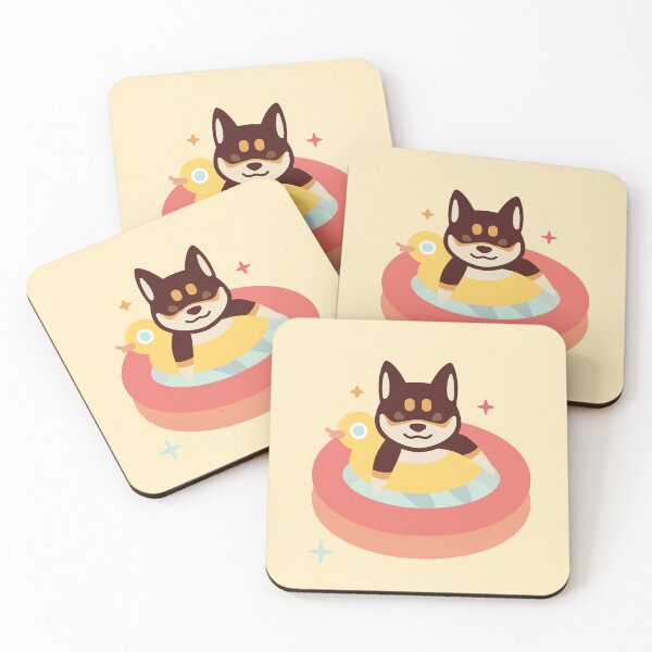 Item preview, Shiba Inu in small pool designed and sold by MINIMOillu.