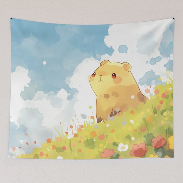 Item preview, Capybara Hilltop Haven designed and sold by AshiraCreations.