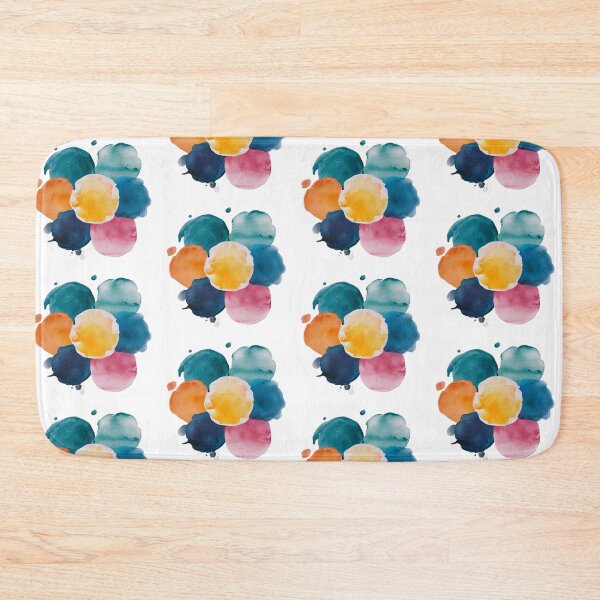 Item preview, Watercolor splashes in vibrant colors designed and sold by 2Blue-Dots.