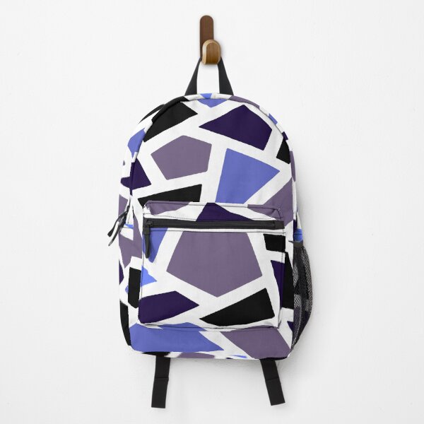 Item preview, Geodesic Abstract Pattern 11 Blue Lilac Black designed and sold by taiche.