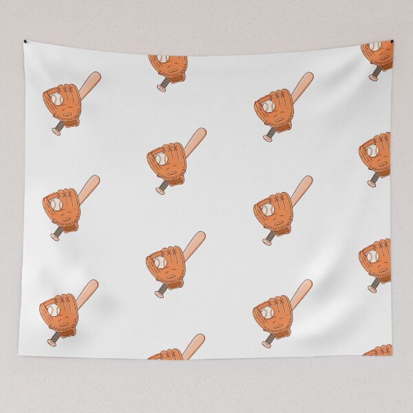 Item preview, Illustration of bat and baseball ball designed and sold by rasagamastore.