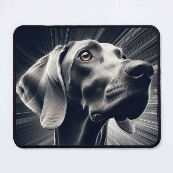 Item preview, Weimaraner Face in Light - Design Nr 183 designed and sold by WeimTrails.