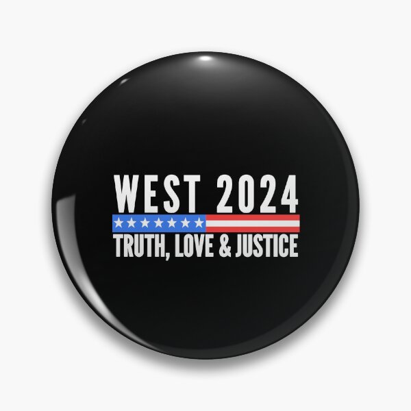 Item preview, Cornel West Truth Love Justice 2024 election President West designed and sold by Lady-Frost.