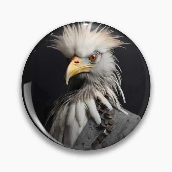 Item preview, Regal Secretary Bird in Stylish Attire designed and sold by Sillytoe.