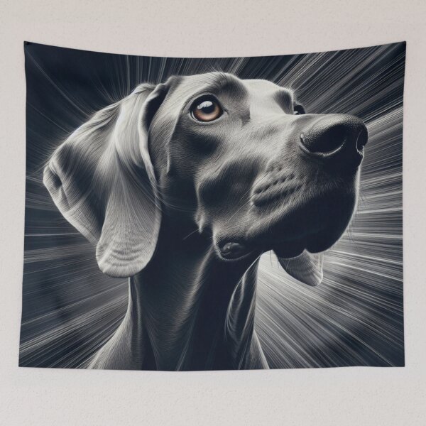 Item preview, Weimaraner Face in Light - Design Nr 183 designed and sold by WeimTrails.