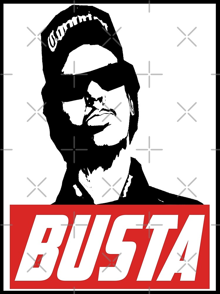 "Busta, Straight Busta Fan Art" Poster by SpoofTastic Redbubble