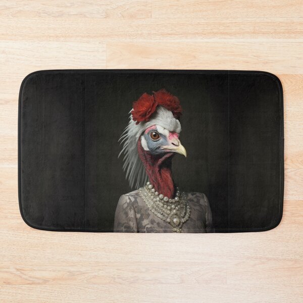Item preview, Elegant Turkey with Pearl Necklace and Floral Headpiece designed and sold by Sillytoe.