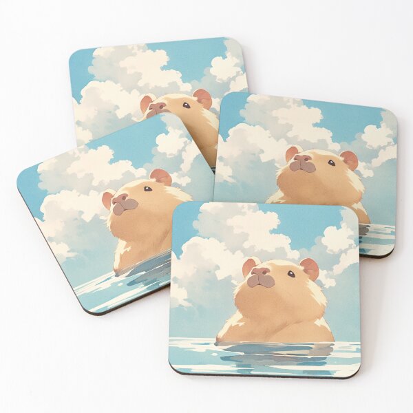 Item preview, Capybara Aquatic Oasis designed and sold by AshiraCreations.