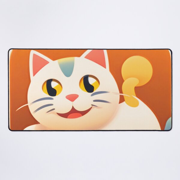 Item preview, Smiling Cat Playing Ball designed and sold by AbeeRedB.